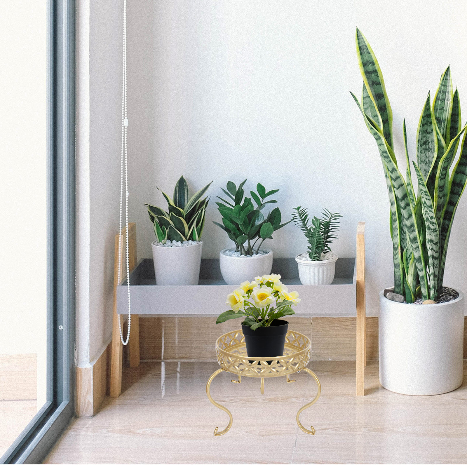Bonsai Garden Display Stands - IJzeren plantenstandaard bloempot tafel voor potplanten