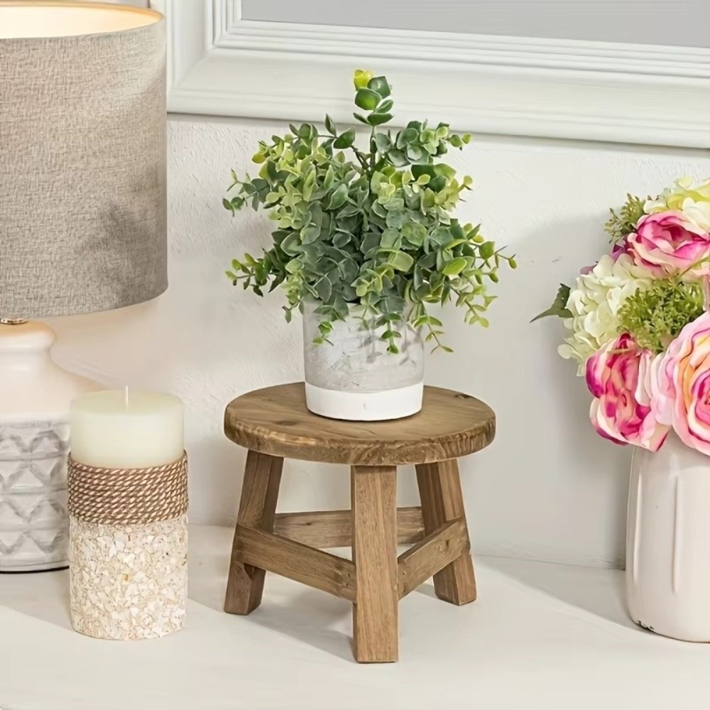 Bonsai Garden Display Stands - Modern Bonsai Rekje Houten Mini Krukje