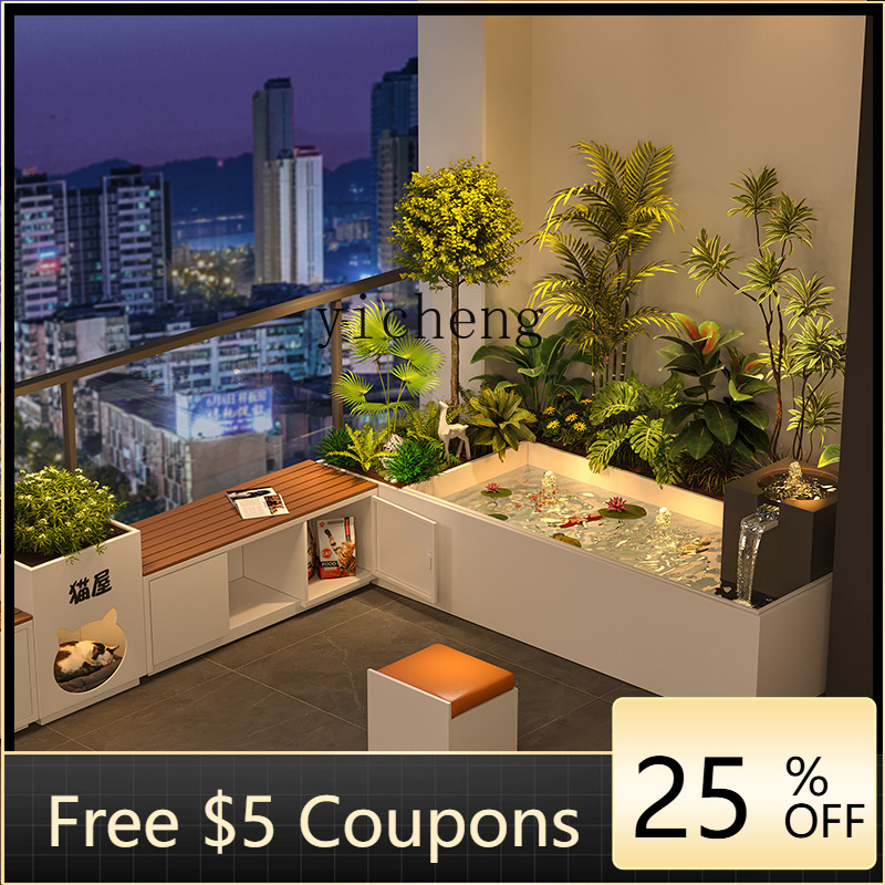 Tuinbalkon Bloembak Zitkruk Wa - Bonsai Garden Fountain recensie en prijs