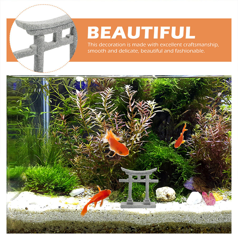 2 stuks Torii-poort visbakdeco - Bonsai Garden With Sand recensie en prijs