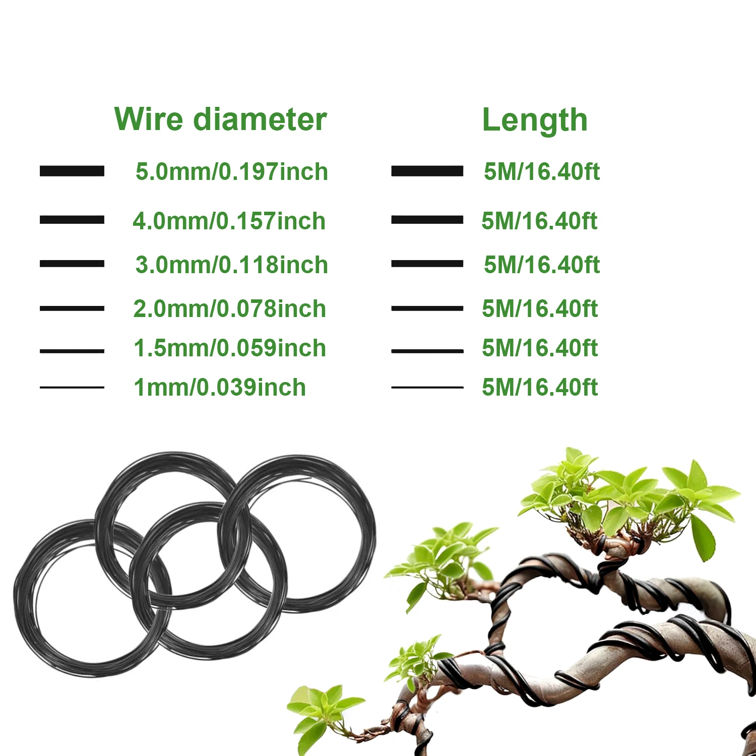 1 stks Bonsai Draden Geanodise - Bonsai Garden Accessories recensie en prijs