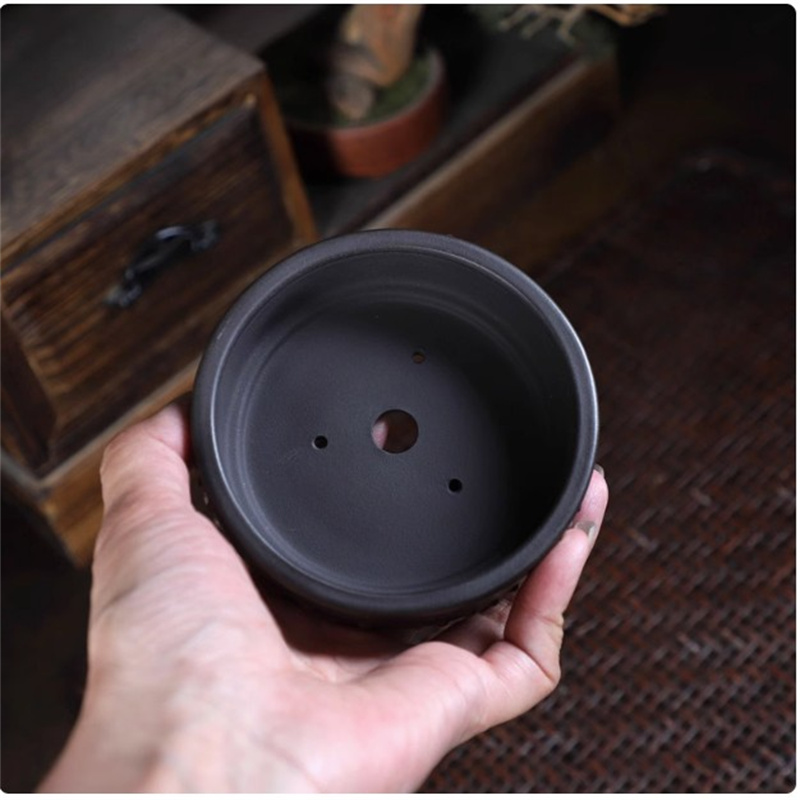 Keramische ronde bonsaipot, tr - Bonsai Garden With Sand recensie en prijs