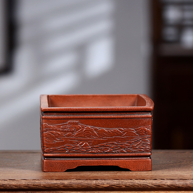 Paars zand bonsai pot, Chinees - Bonsai Garden With Sand recensie en prijs