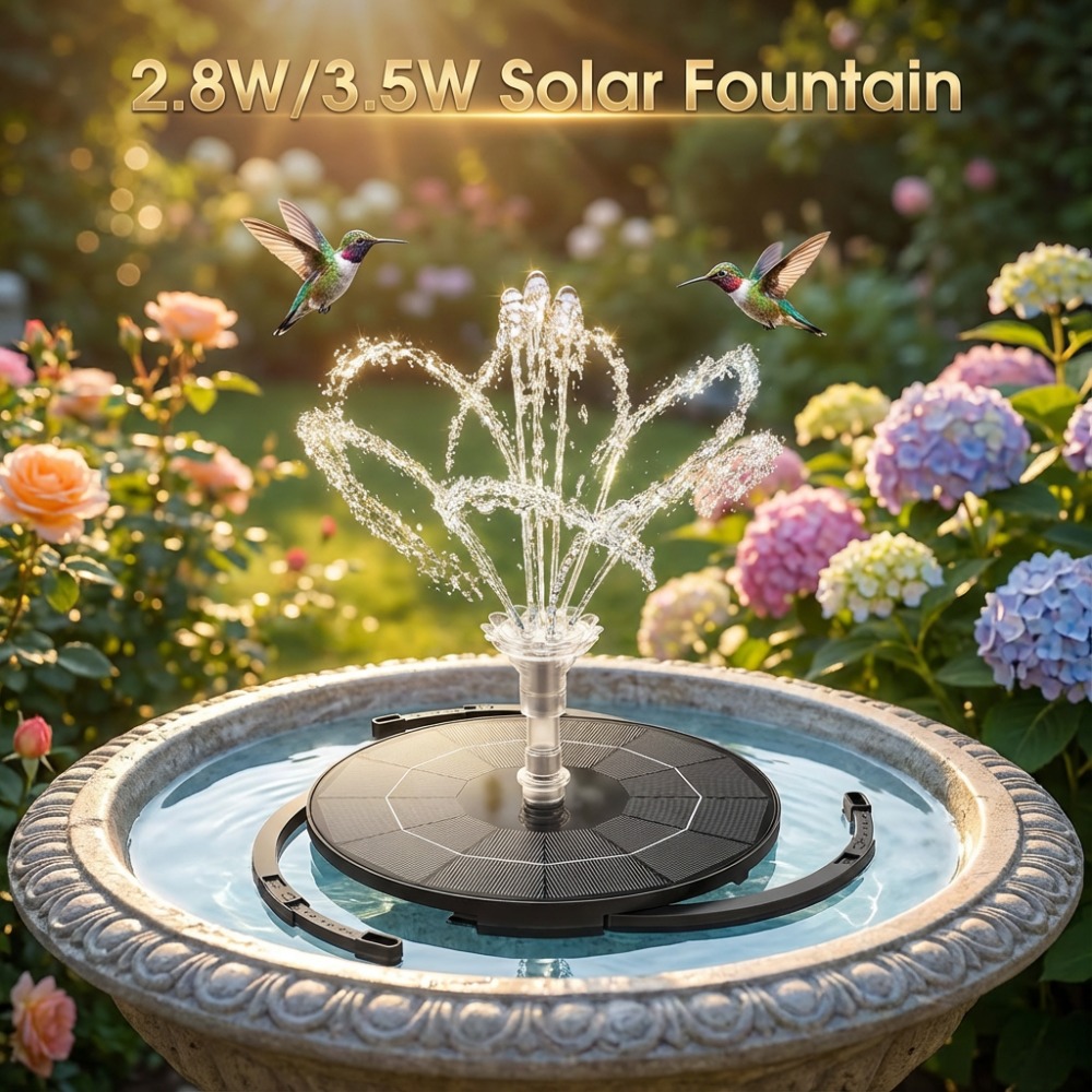Zonne-fonteinpomp, DIY waterfo - Bonsai Garden Fountain recensie en prijs