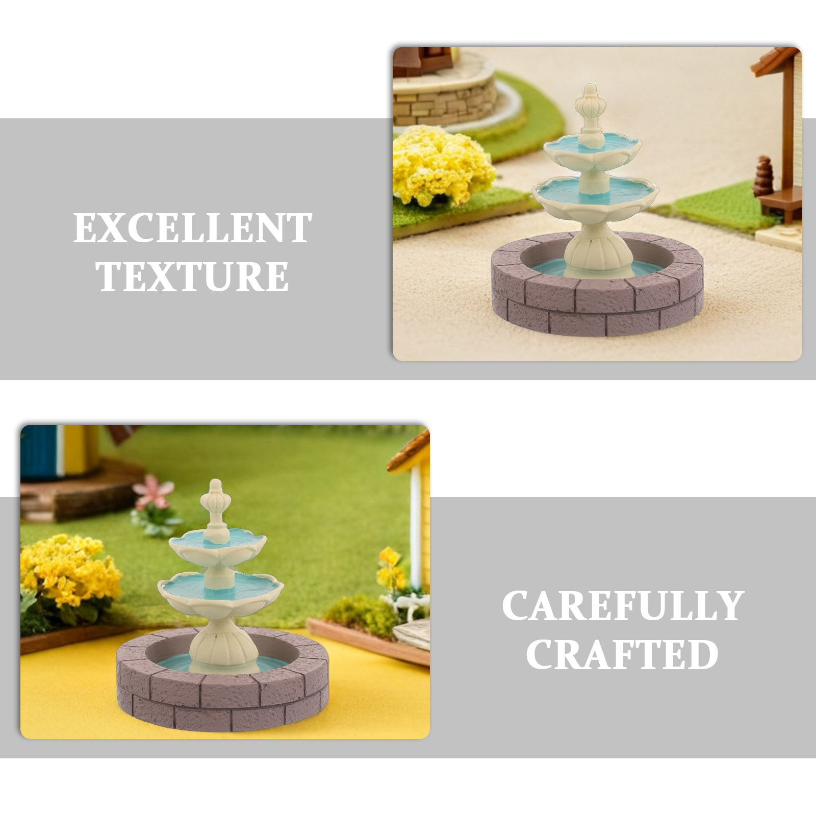 2 stuks miniatuur harsfontein  - Bonsai Garden Fountain recensie en prijs