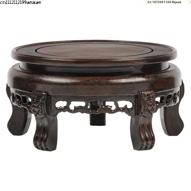 Ebbenhouten Ronde Tafel Ambach - Bonsai Garden Display Stands recensie en prijs