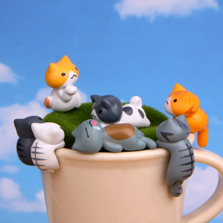 6 stks/set Cartoon Lucky pvc K - Bonsai Garden Japan recensie en prijs