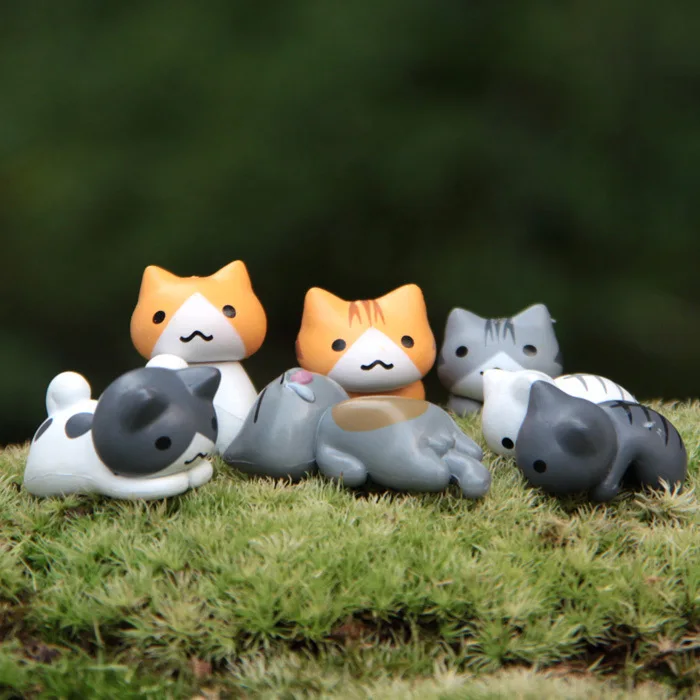 6 stks/set Cartoon Lucky pvc K - Bonsai Garden Japan recensie en prijs